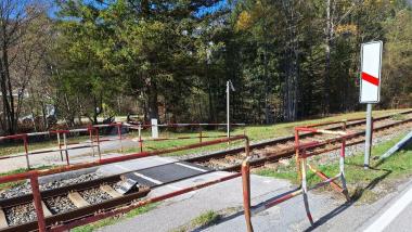 Gefährlicher Bahnübergang in Winkl