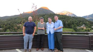 Gruppenfoto Franz Farthofer, Mattin Wurmannstätter, Kathrin Nowak und Armin Nowak